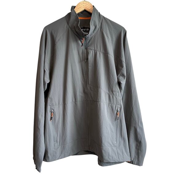 Orvis Men's Jackson Quick Dry Jacket Gray XL - Picture 1 of 12